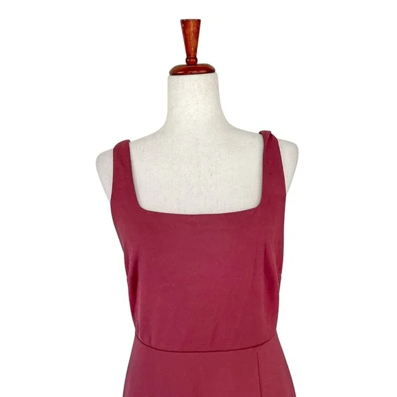 Birdy Grey Dress Women's Large "Alex" Dress in Crepe Rosewood Bridesmaid Formal - Picture 8 of 13